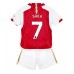 Arsenal Bukayo Saka #7 Dětské Oblečení Domácí Dres 2023-24 Krátkým Rukávem (+ trenýrky)